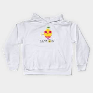 lemon fashion girl Kids Hoodie